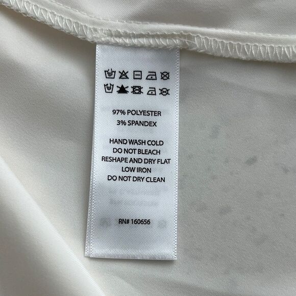 Rachel Zoe Elegant Cream Blouse with Double Front Tie - Picture 8 of 9